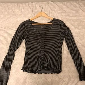 Hollister soft ribbed long sleeve shirt